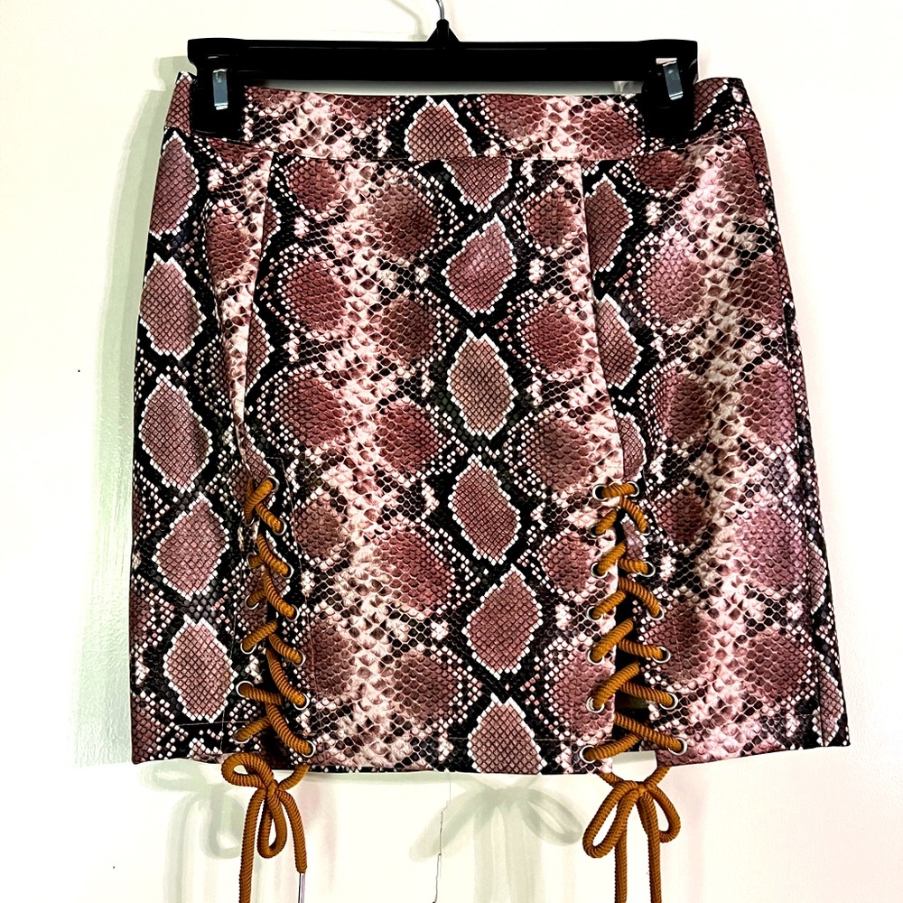 Pleather skirt